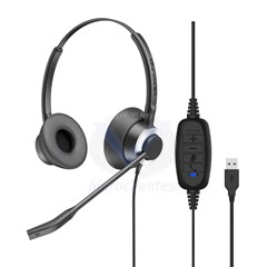 Casque Binaural UC Connexion USB-A Cordon USB A-LX PRO 5000 B USB-A LX